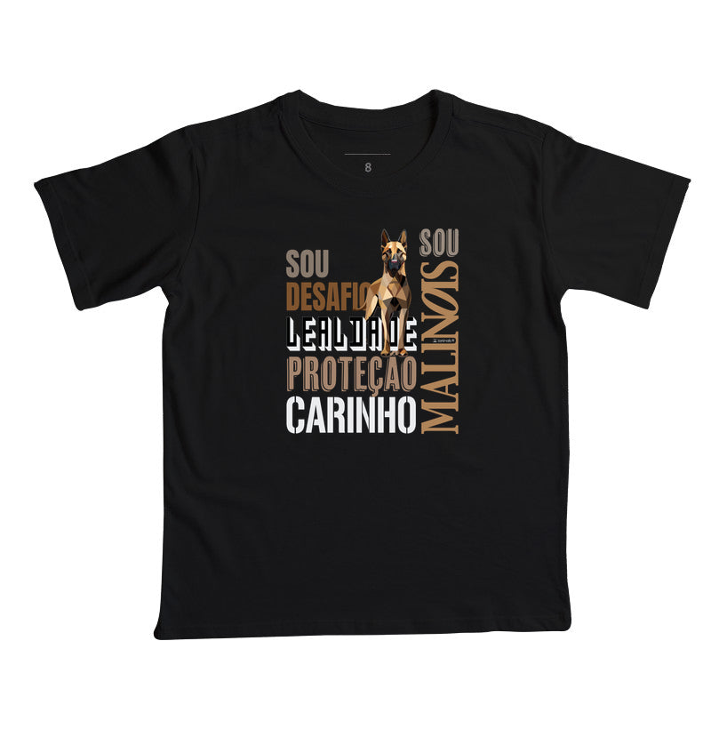Camiseta Infantil Malinois SOU - Essência