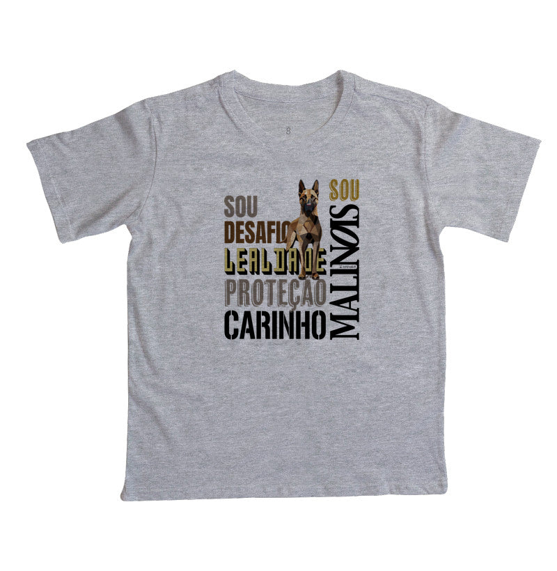Camiseta Infantil Malinois SOU - Essência