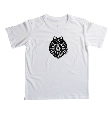 Camiseta Infantil Spitz Alemão - Tribal