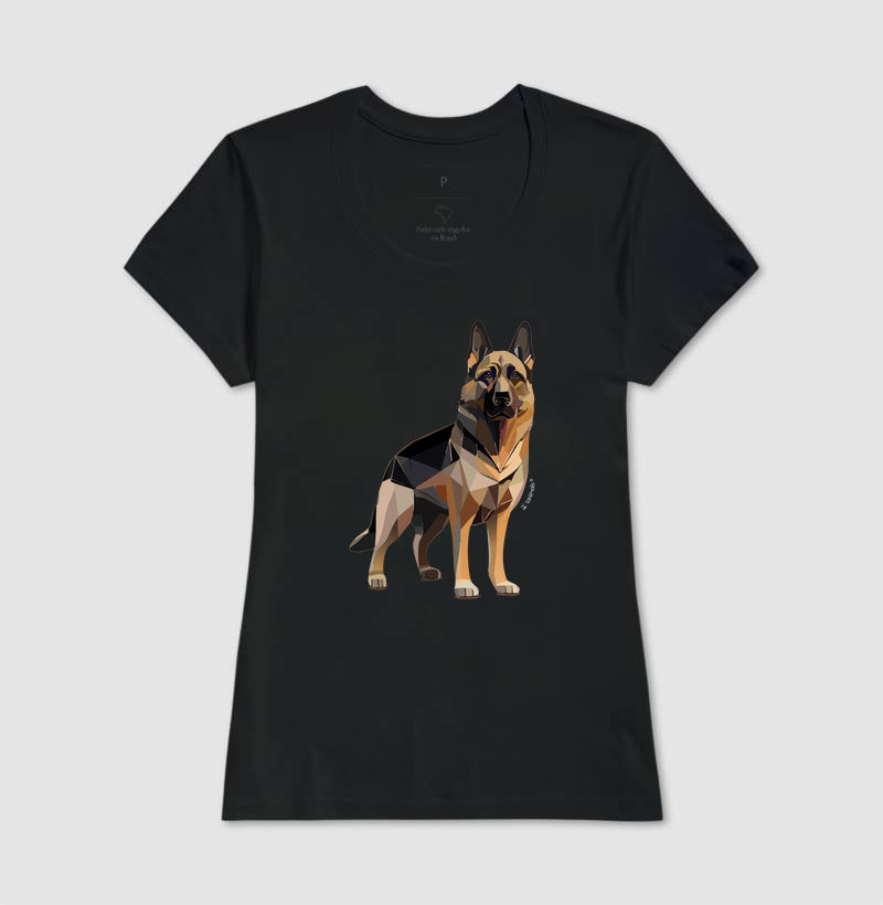 Camiseta Pastor Alemão Postura - Geoma