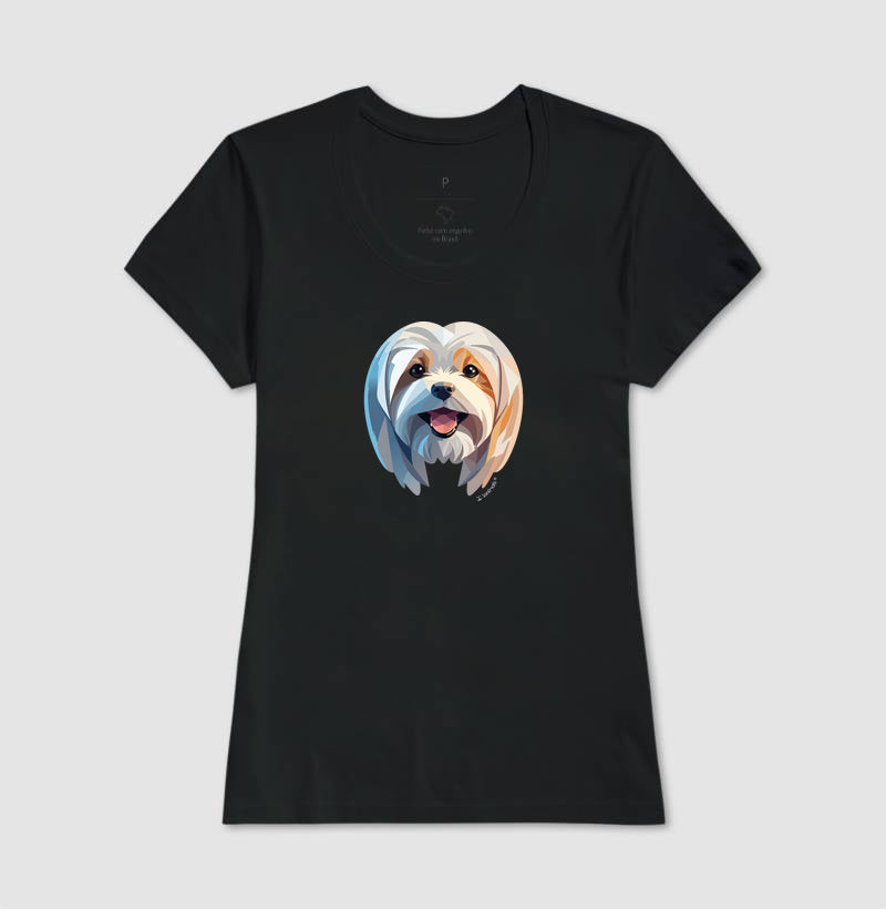 Camiseta Lhasa Apso - Coleções Geoma