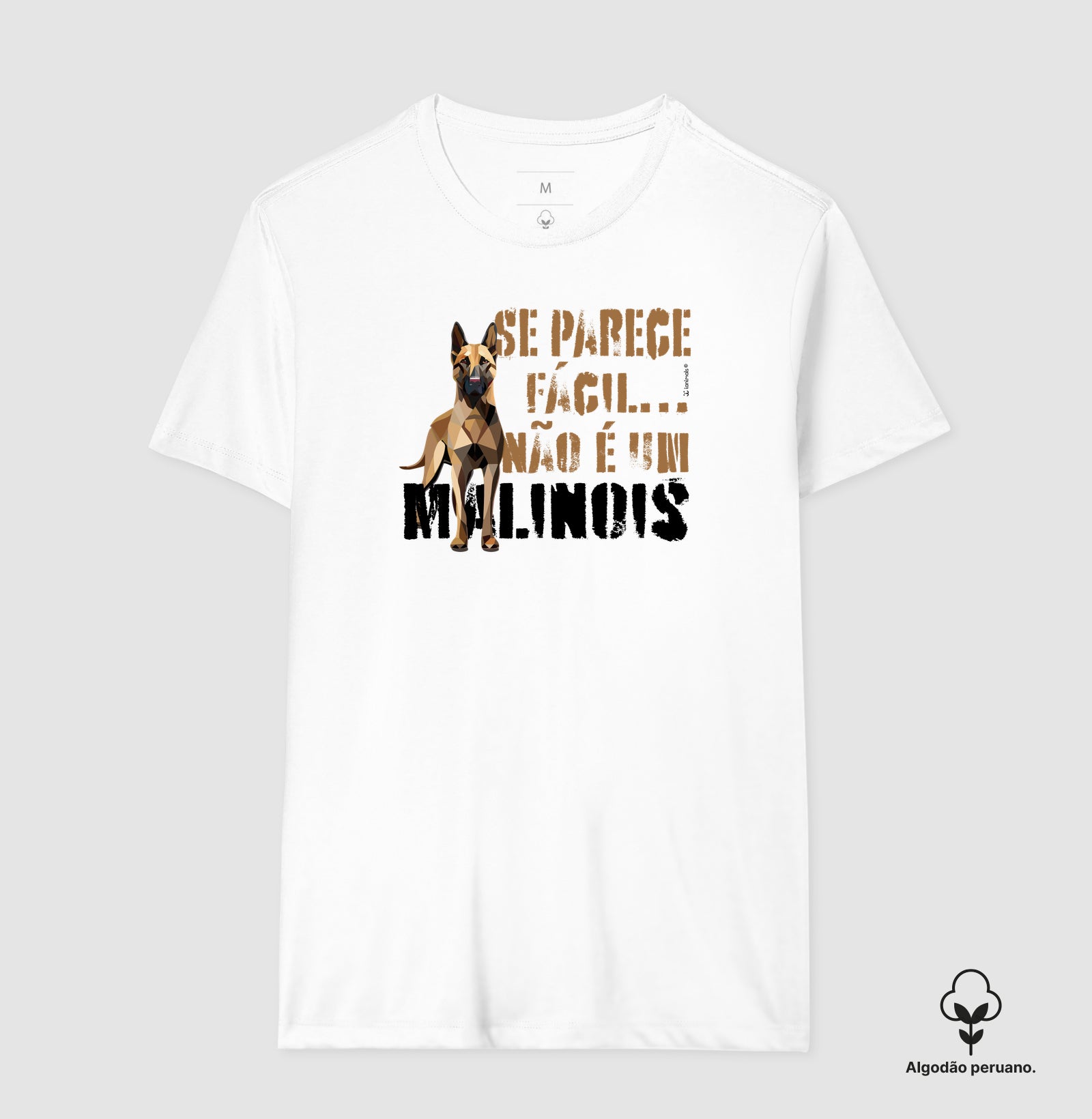 Camiseta INCA SOFT Malinois Parece Fácil  - Essência