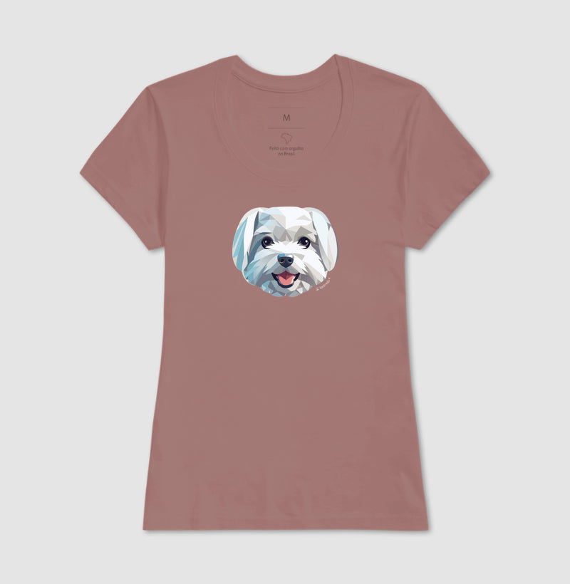 Camiseta Maltês - Coleção Geoma