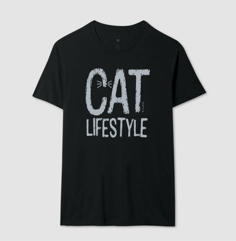 Camiseta Cat Lifestyle - Coleção AFETO