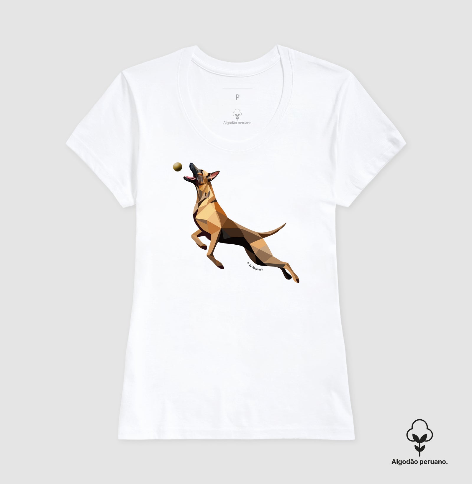 Camiseta “INCA SOFT” Malinois O Pulo - Perfil/Geoma