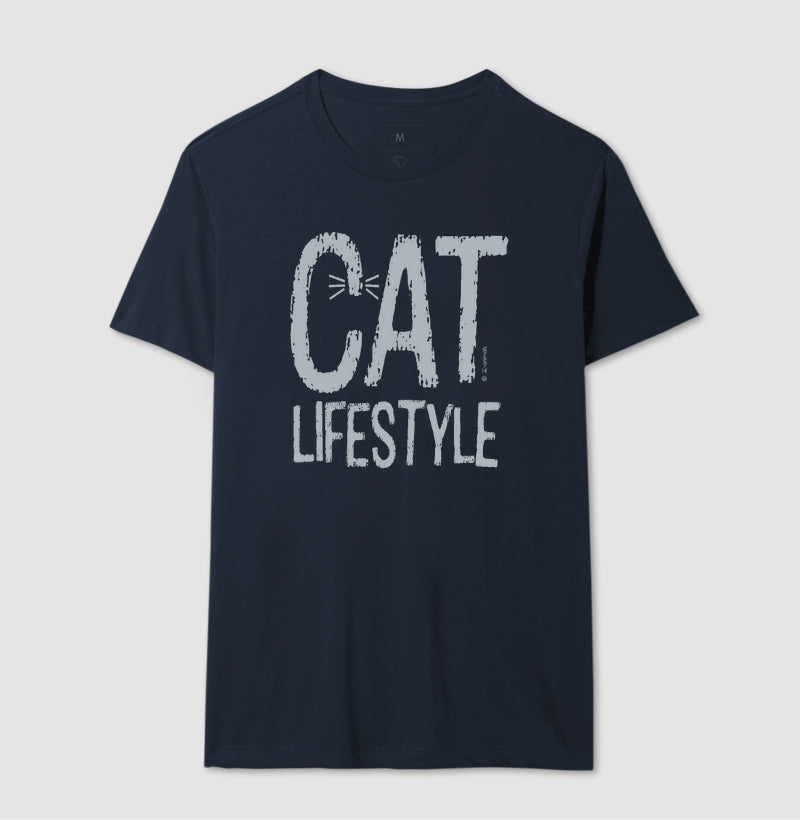 Camiseta Cat Lifestyle - Coleção AFETO