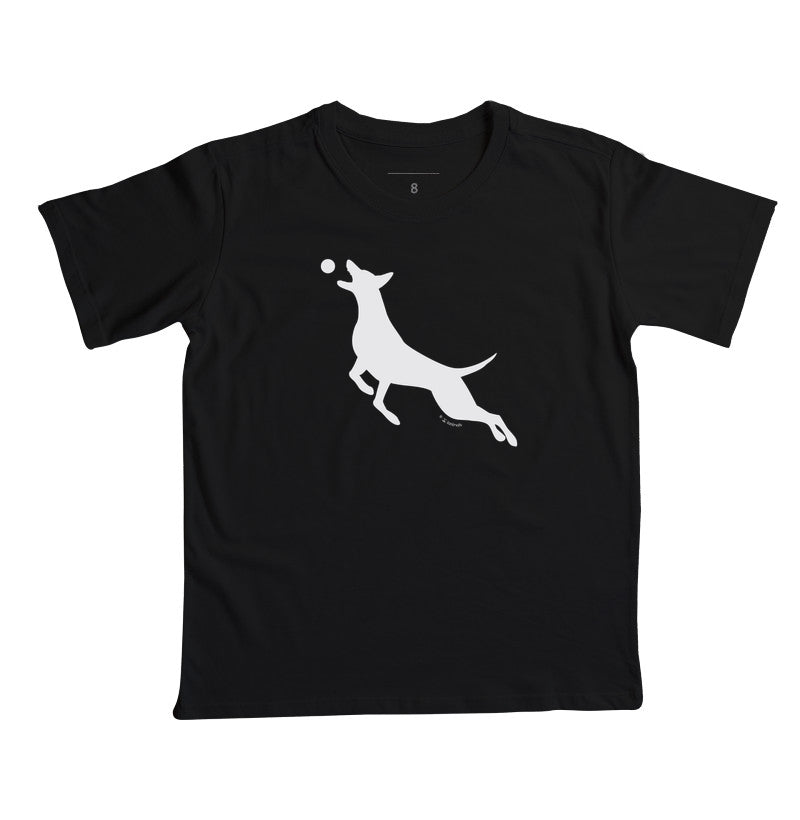 Camiseta Infantil Malinois O Pulo - Perfil