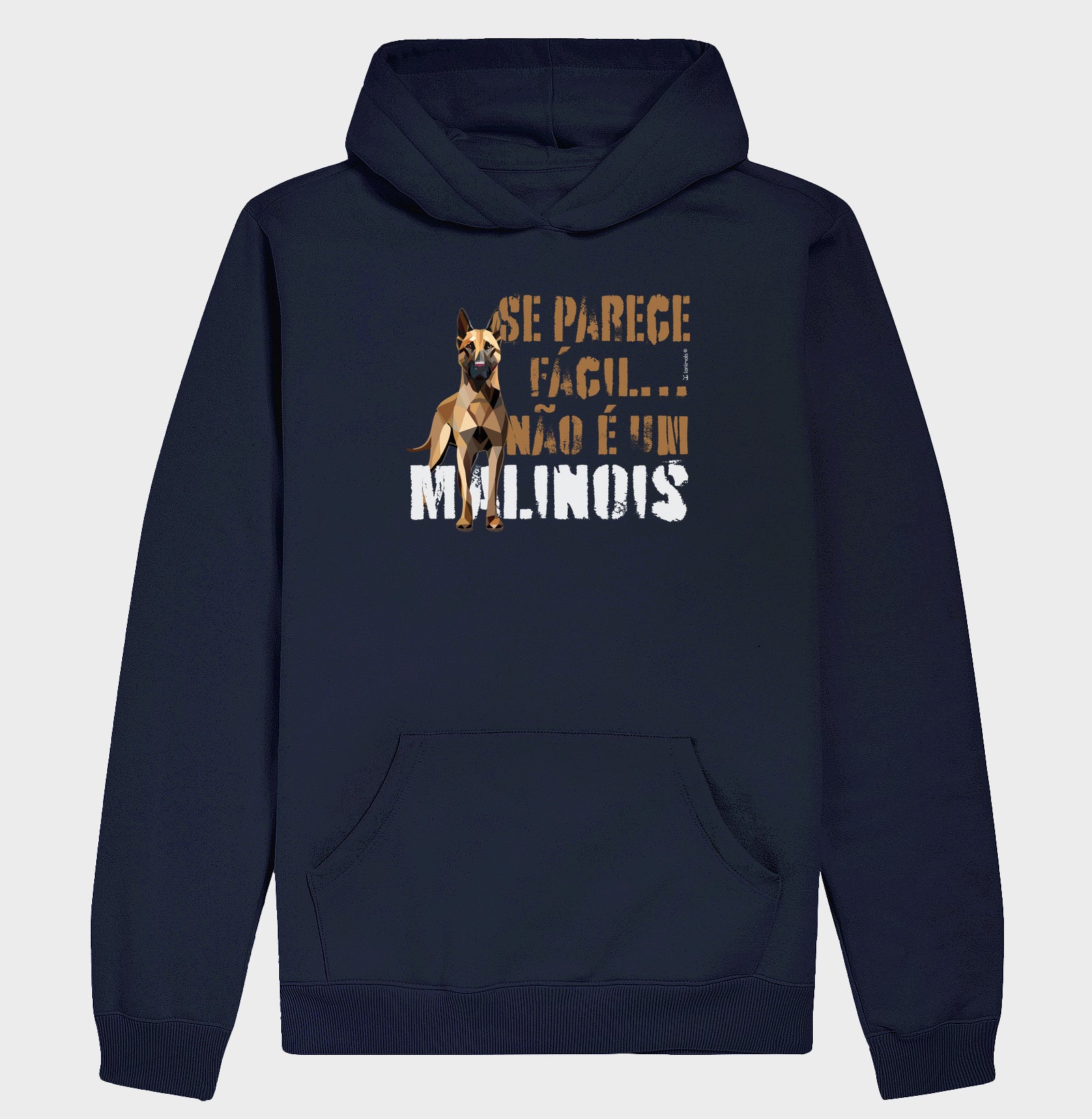 Moletom com Capuz Malinois Parece Fácil  - Essência