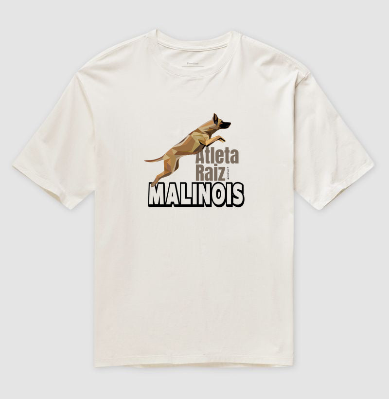 Camiseta Oversized Malinois Atleta Raiz - Essência