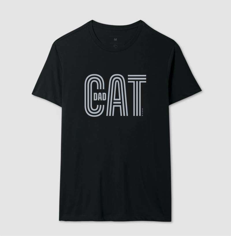 Camiseta Cat Dad - Coleção AFETO