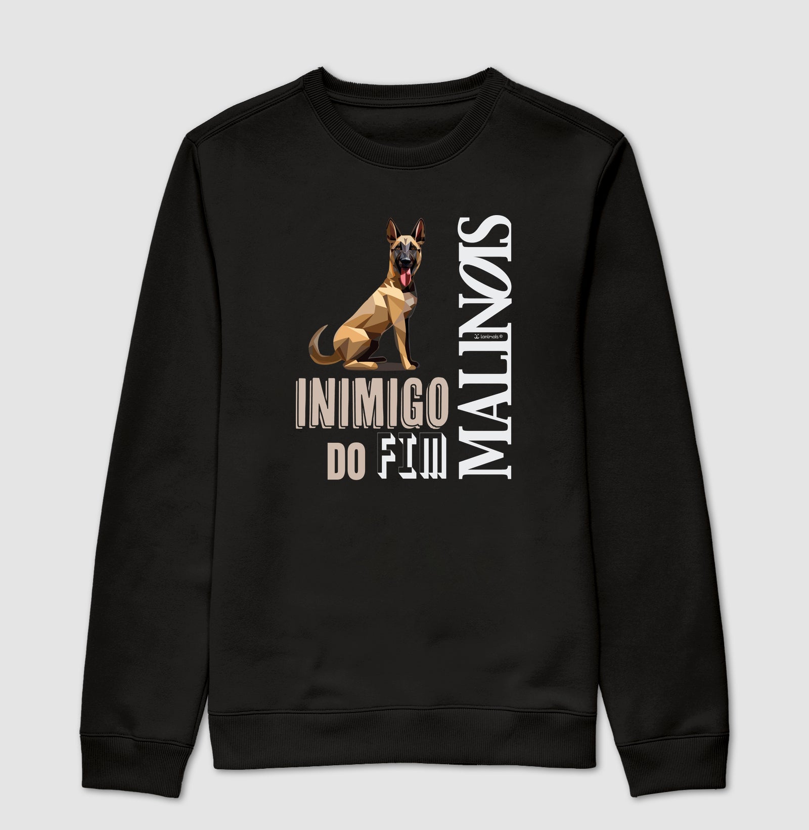 Moletom Suéter Malinois Inimigo do Fim - Essência