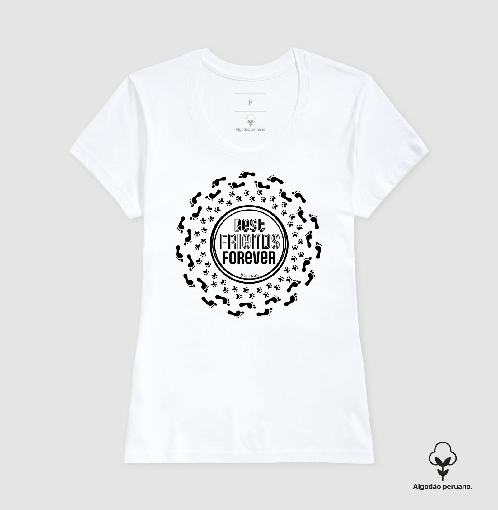 Camiseta “INCA SOFT” Pets, Best Friends Forever - Coleção AFETO