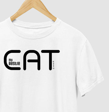 Camiseta Cat My Bestie - Afeto