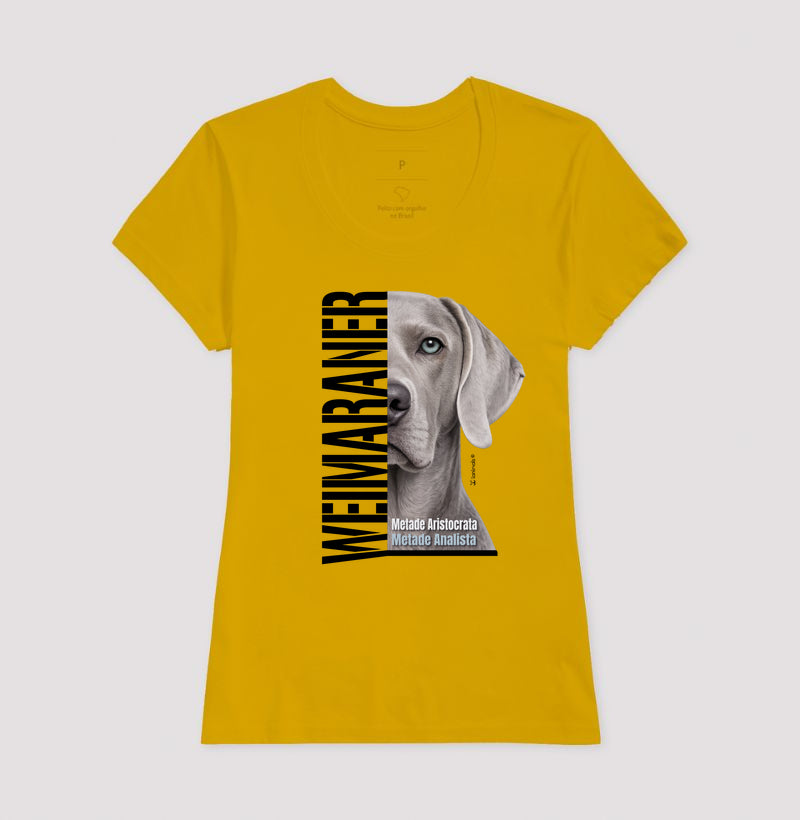 Camiseta Weimaraner Metade Aristocrata - Essência