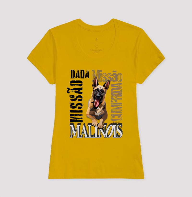 Camiseta Malinois Missão Comprida - Essência
