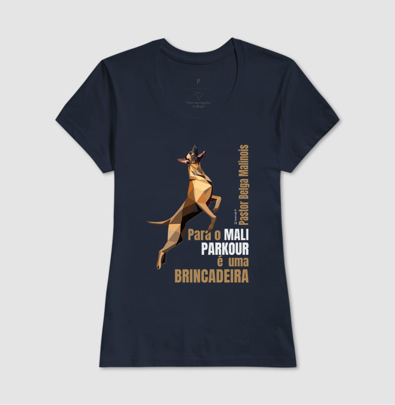 Camiseta Malinois Parkour é Brincadeira- Essência