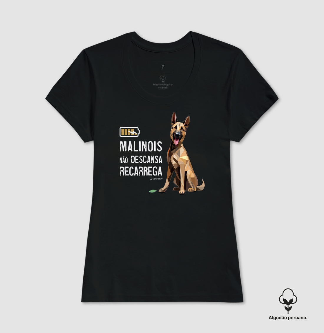 Camiseta Malinois “INCA SOFT” Não Descansa - Essência
