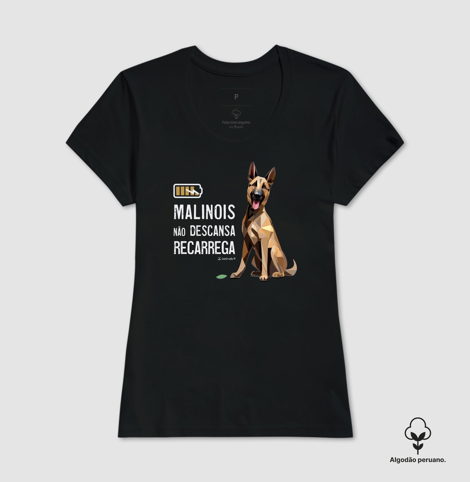 Camiseta INCA SOFT Malinois Não Descansa - Essência