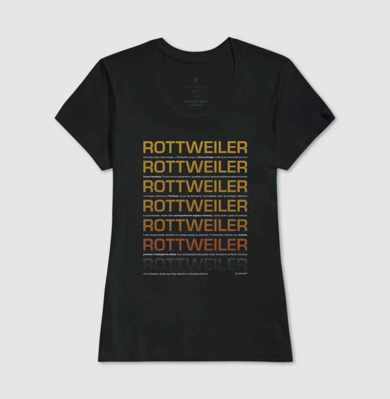 Camiseta Rottweiler - Origem