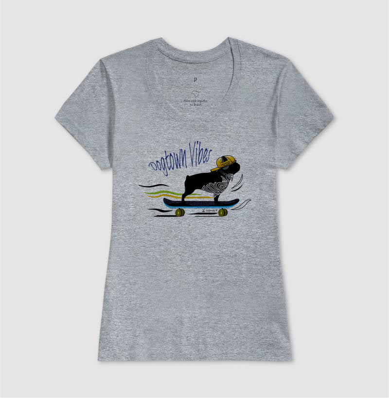 Camiseta Buldogue Francês - Skatista