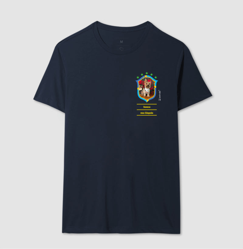 Camiseta Meu Time Pet na Copa - SONECA - Personalizada