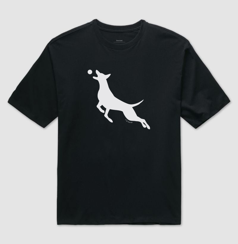 Camiseta Oversized Malinois O Pulo - Perfil