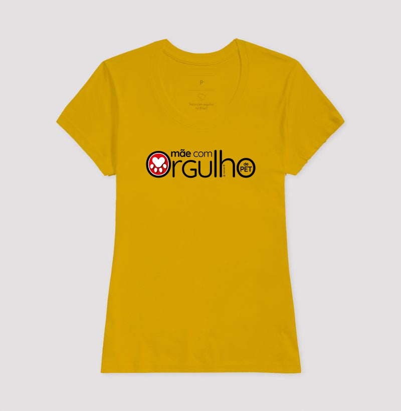 Camiseta Mãe com Orgulho - Afeto