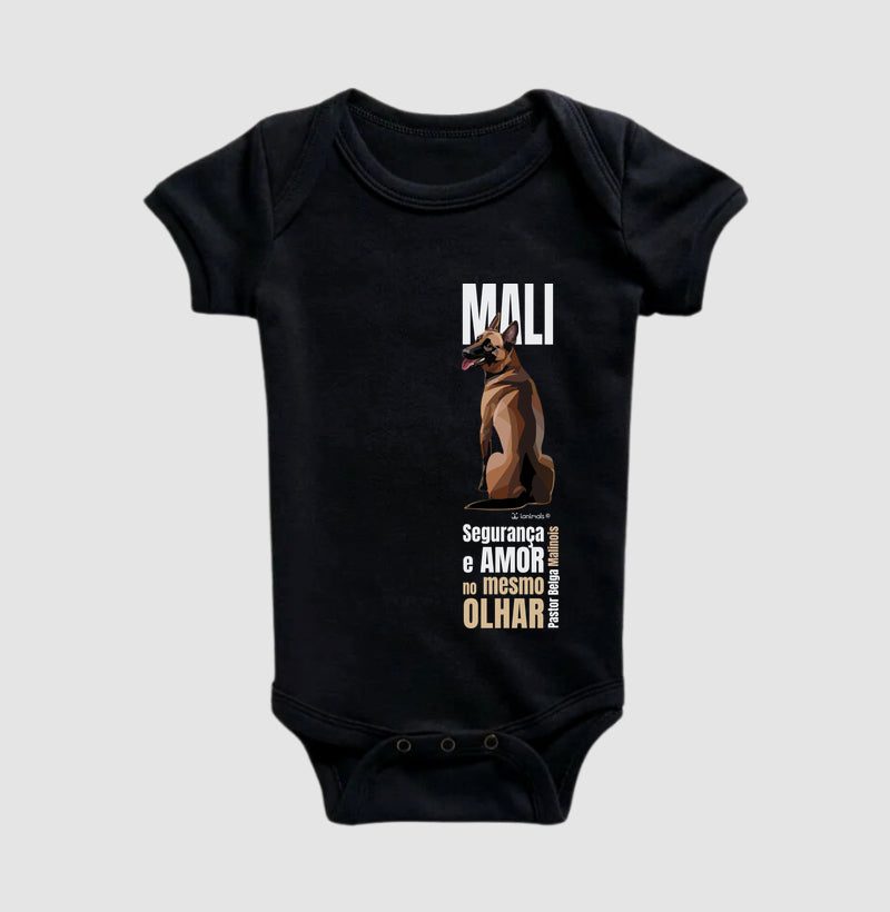 Body Infantil Malinois - Olhar - Essência