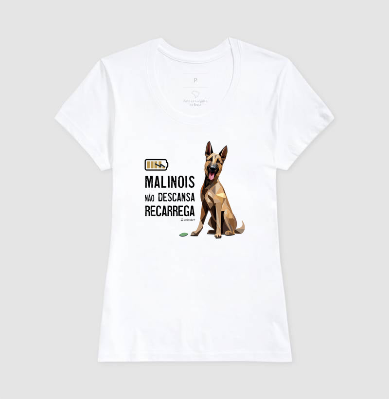 Camiseta Malinois Não Descansa - Essência