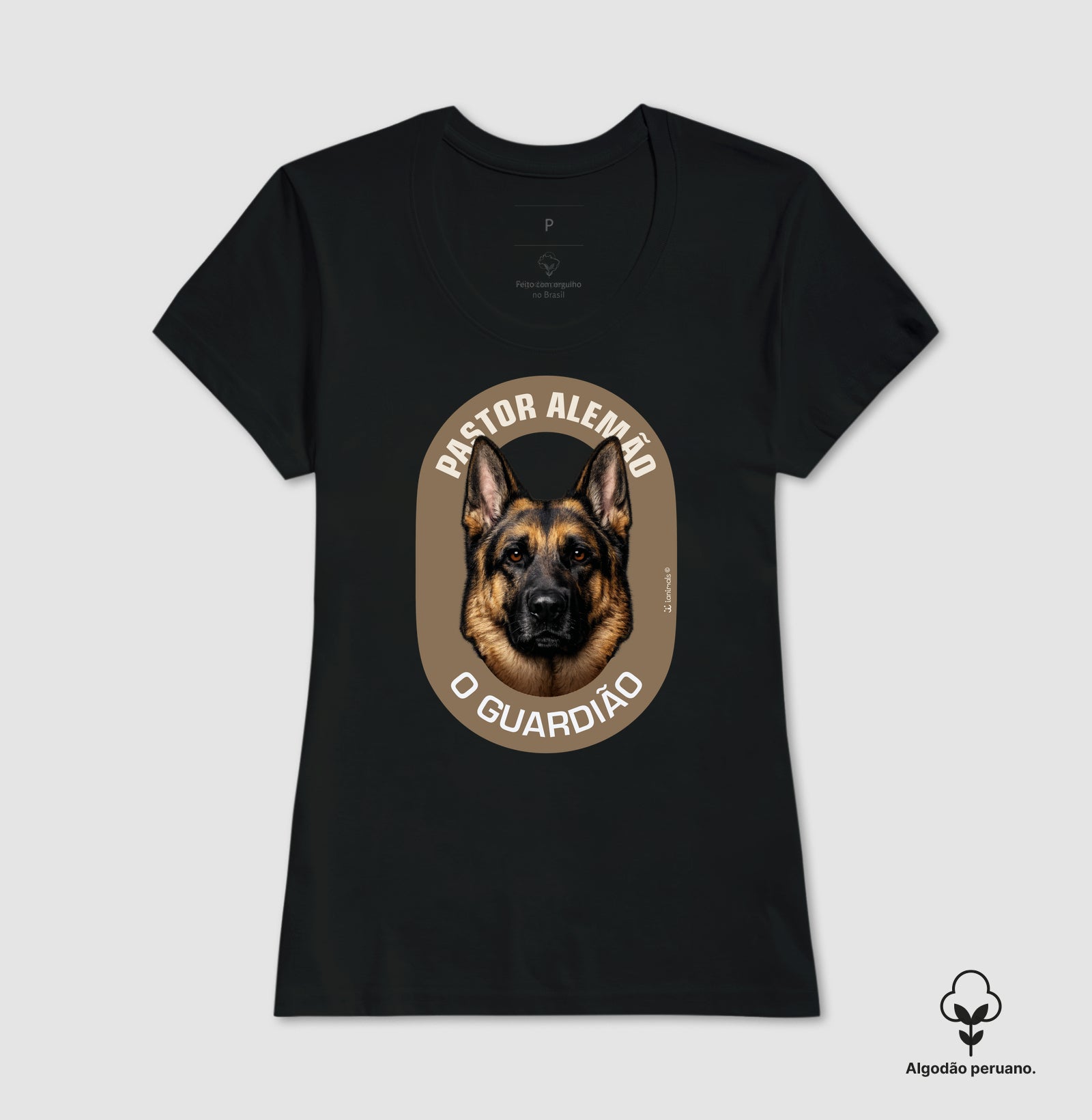 Camiseta INCA SOFT - Pastor Alemão O Guardião - Essência
