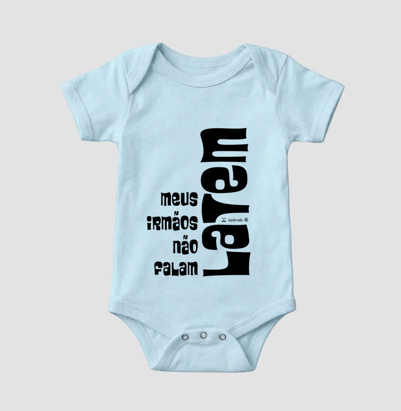 Body Infantil meus irmão não falam Latem - Afeto