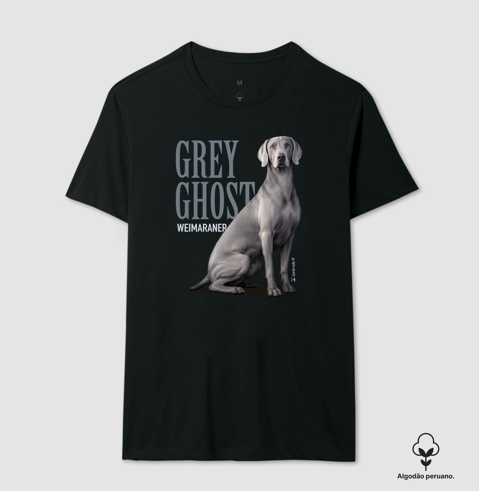Camiseta INCA SOFT Weimaraner Grey Ghost - Essência