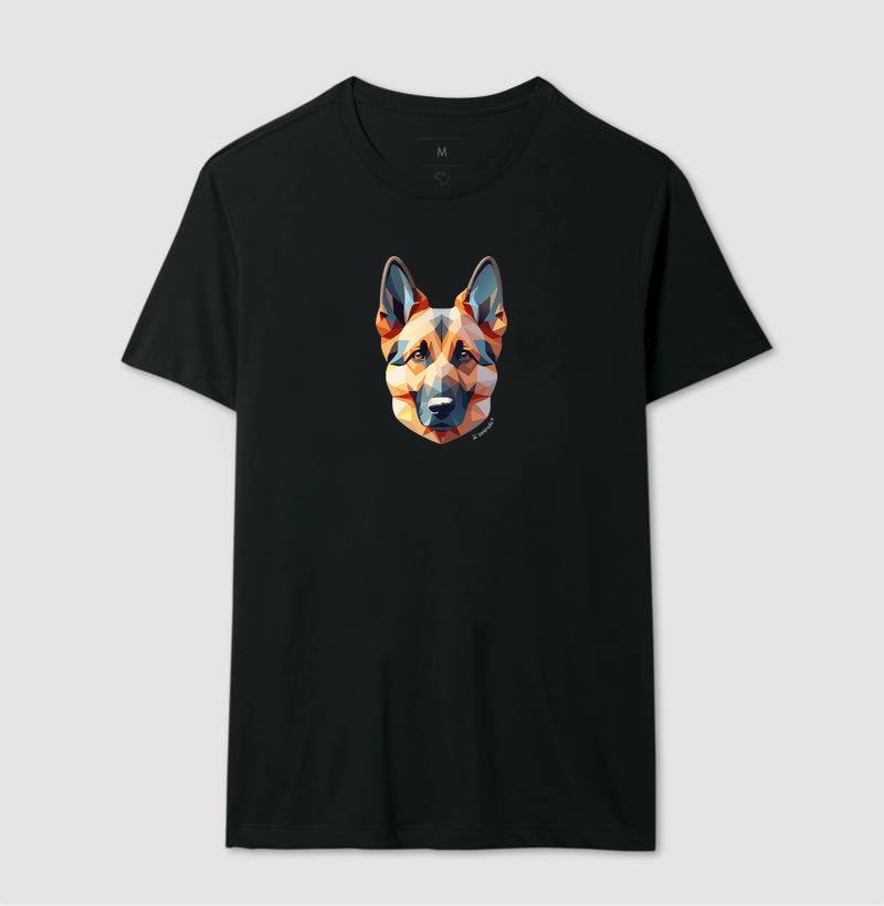 Camiseta Pastor Alemão - Coleção Geoma
