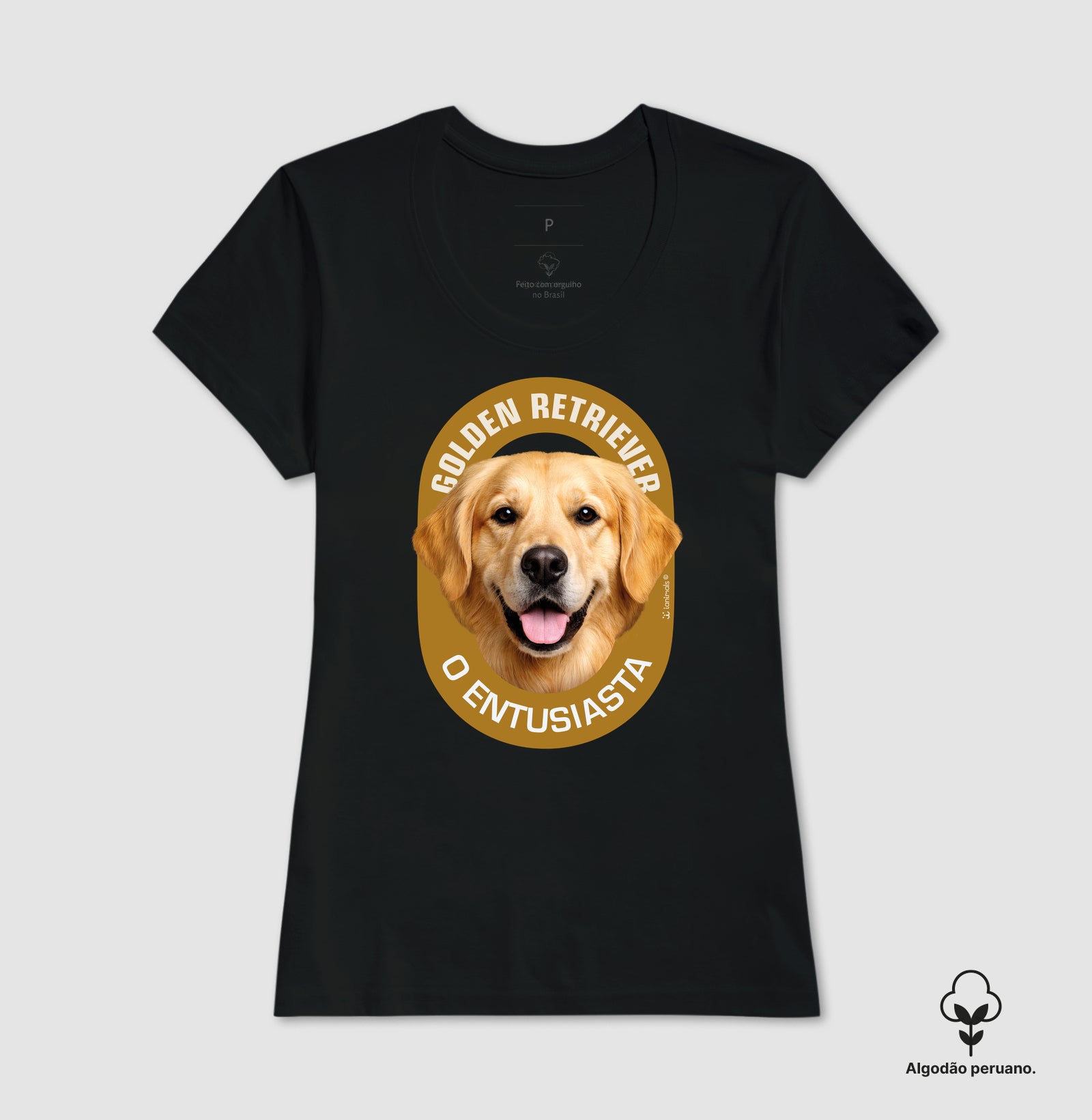 Camiseta INCA SOFT - Golden Retriever O Entusiasta - Essência