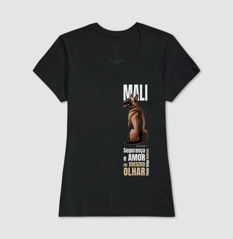 Camiseta Malinois - Olhar - Essência