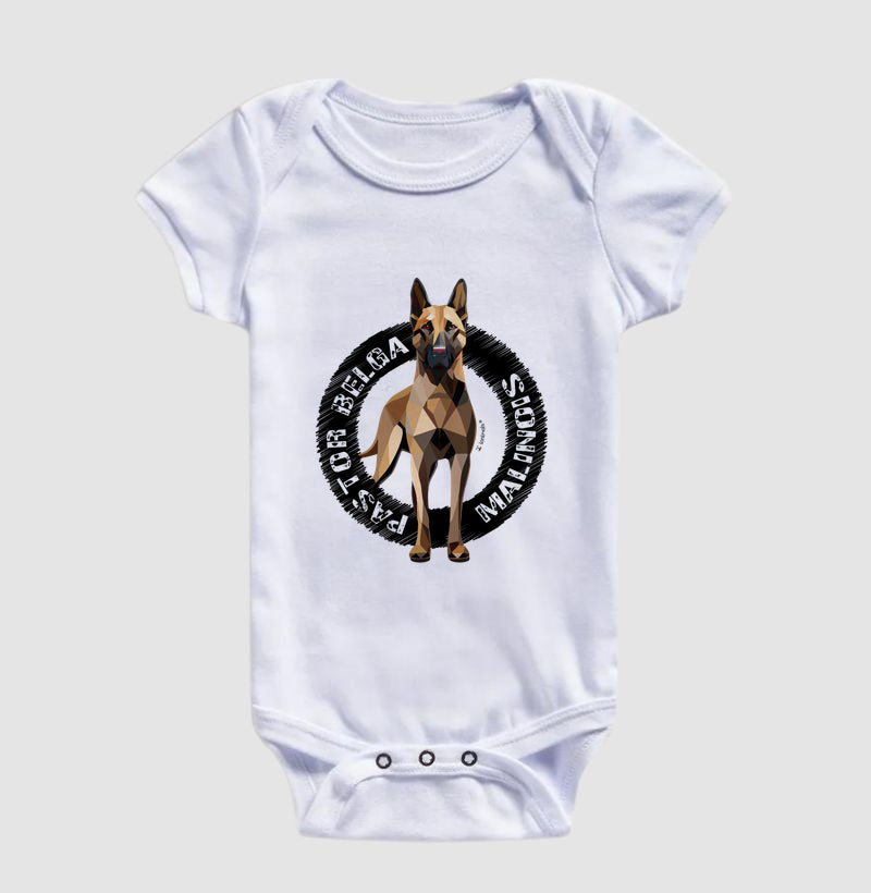 Body Infantil Malinois Raça - Geoma