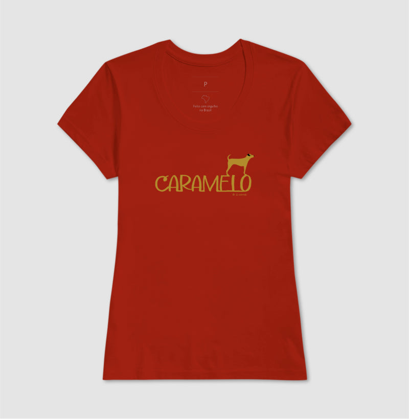 Camiseta Cachorro Caramelo - Coleção Identidade