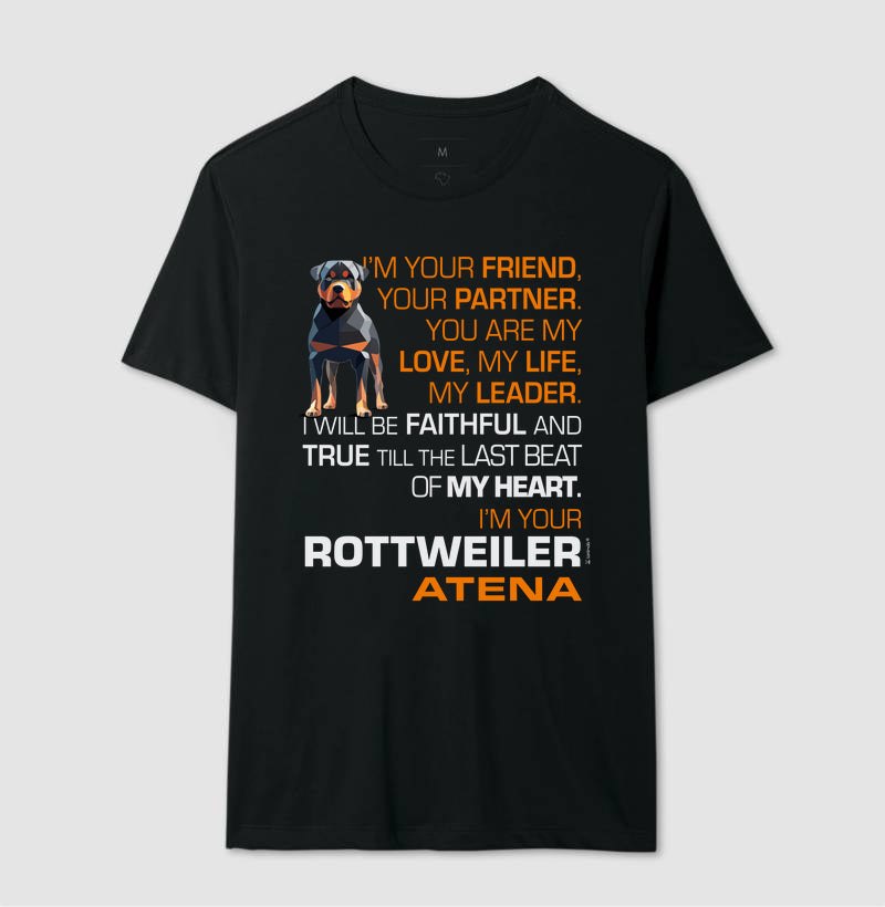 Camiseta Rottweiler Atena - I’m your - Essência