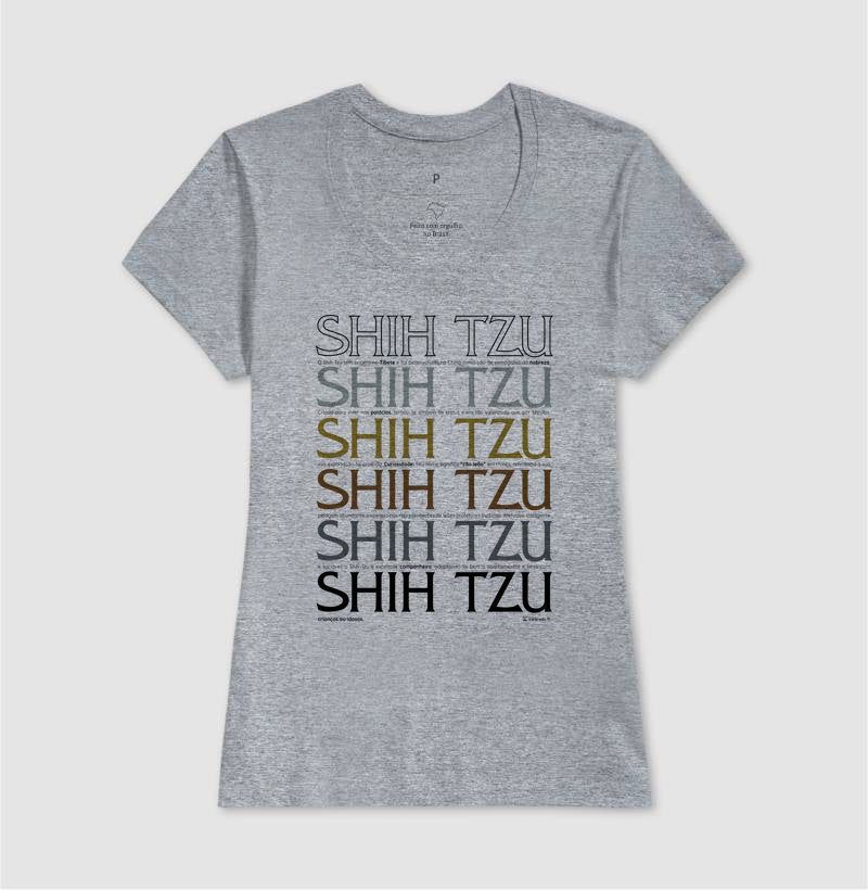 Camiseta Shih Tzu - Origem