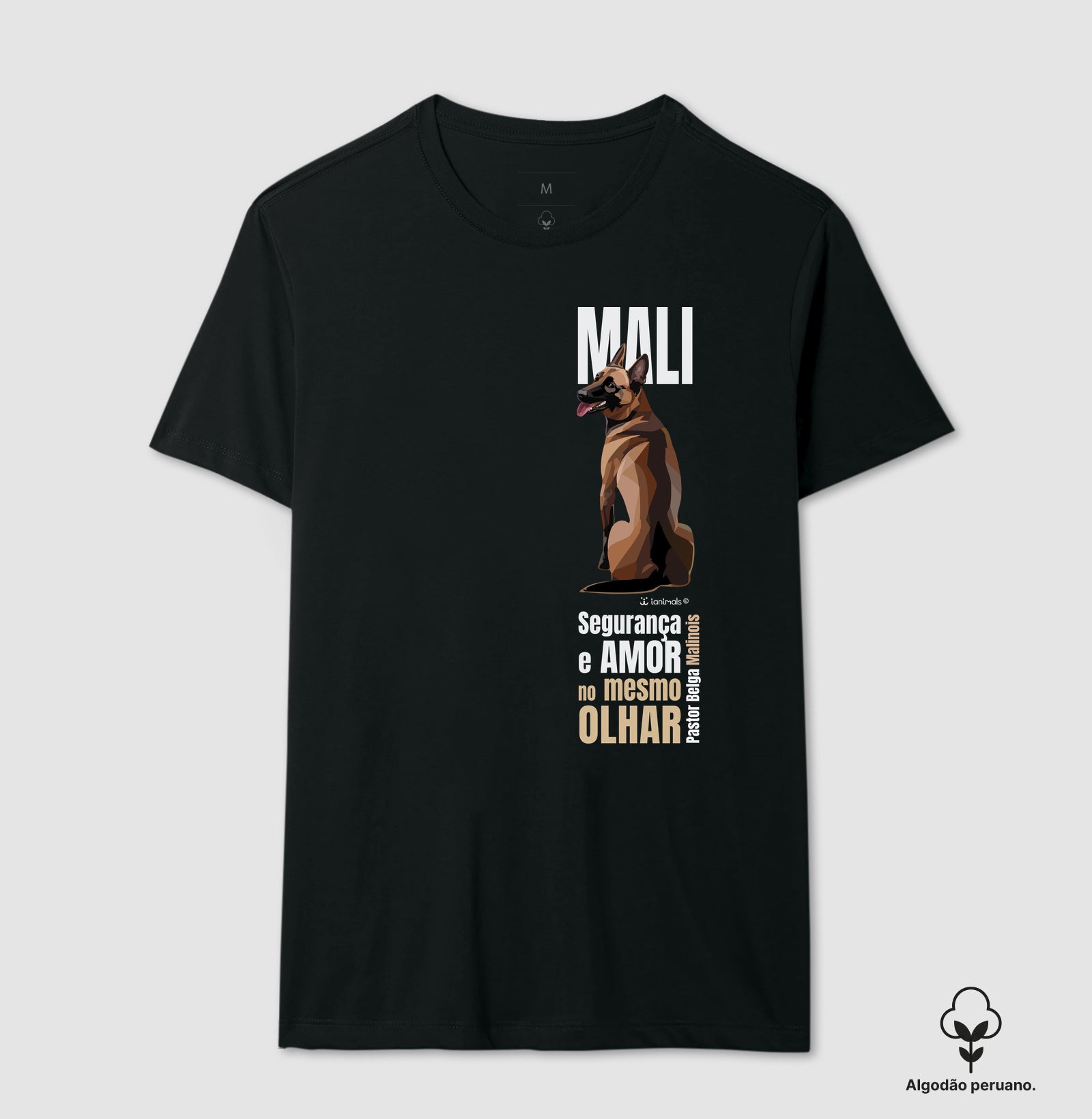 Camiseta INCA SOFT Malinois - Olhar - Essência