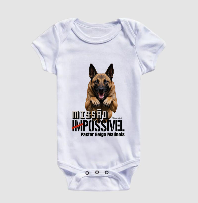 Body Infantil Malinois Missão Impossível - Essência