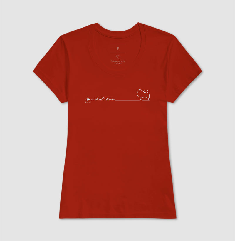Camiseta Spitz Alemão - Amor Verdadeiro