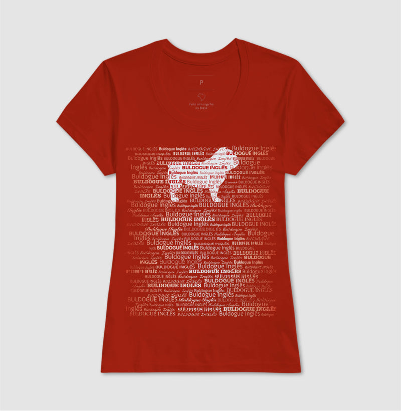 Camiseta Buldogue Ingles - Tessitura