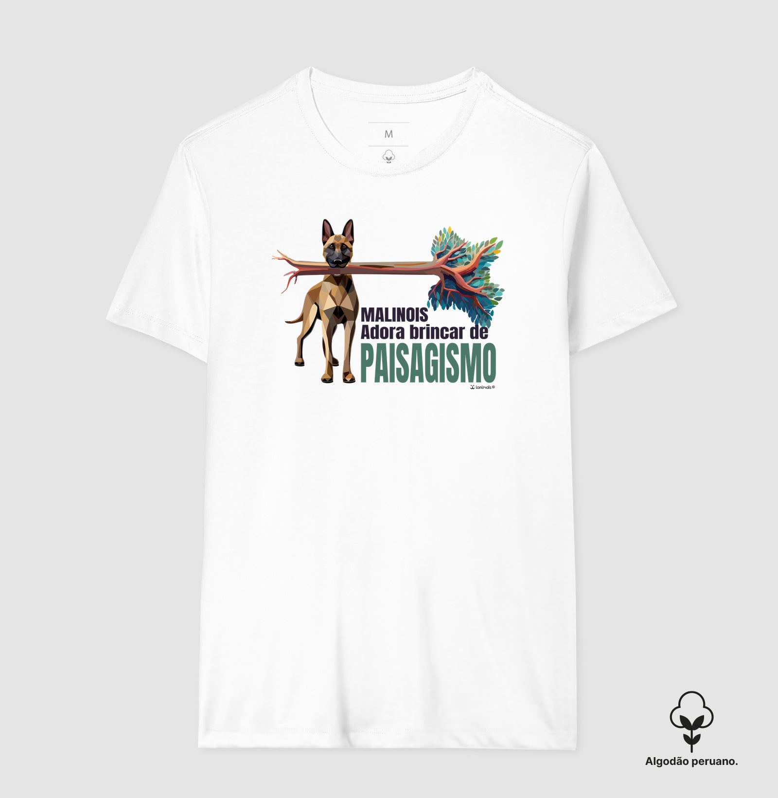 Camiseta INCA SOFT Malinois Paisagismo - Essência