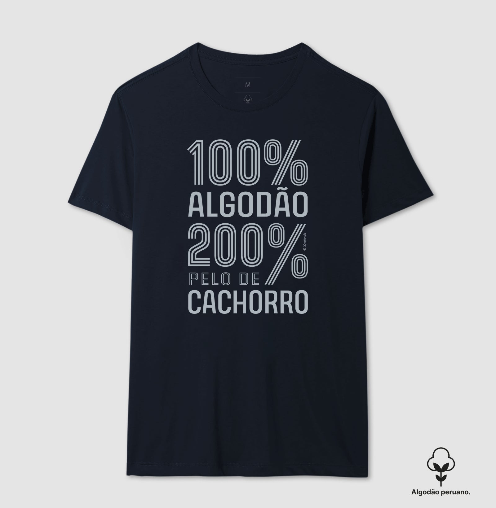 Camiseta “INCA SOFT” 200% pelo de Cachorro - Coleção AFETO