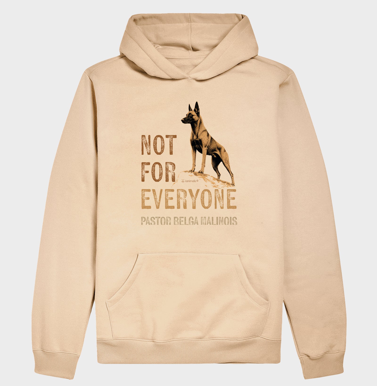 Moletom com Capuz Malinois Not For Everyone - Essência