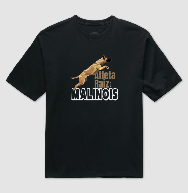 Camiseta Oversized Malinois Atleta Raiz - Essência