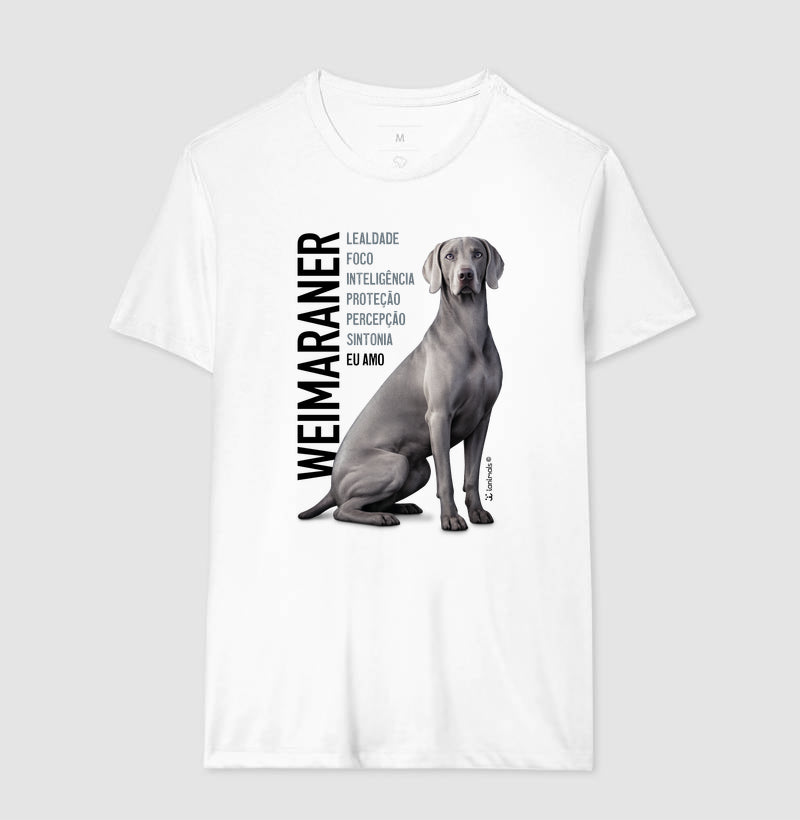 Camiseta Weimaraner Eu Amo - Essência