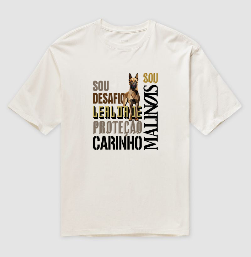 Camiseta Oversized Malinois SOU - Essência