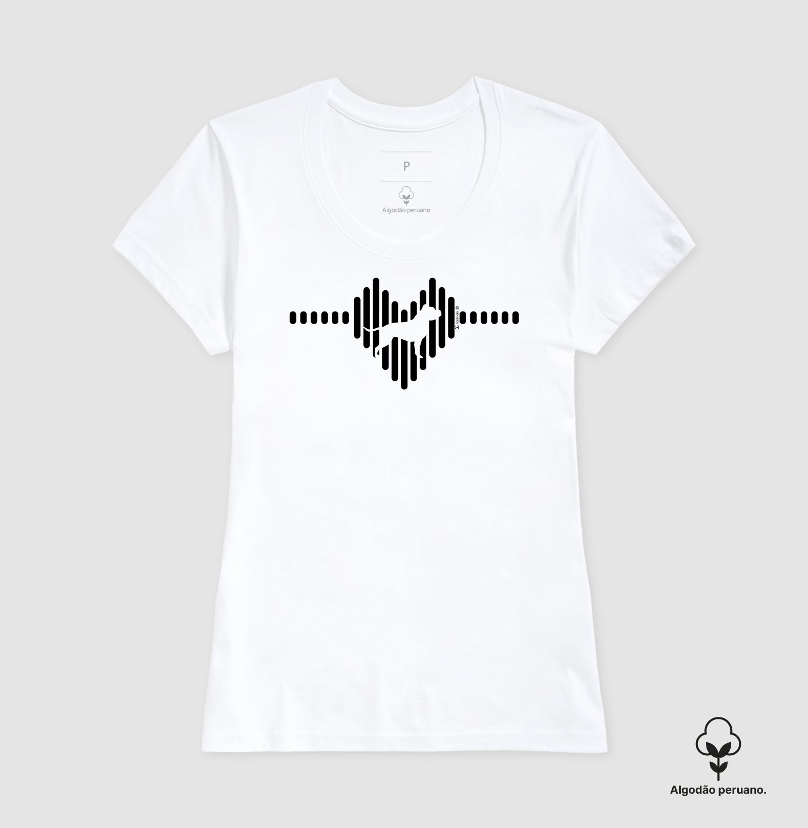 Camiseta Pit Bull / INCA SOFT - Coleção Coração